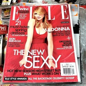 Madonna Uk Elle Magazine April 2007 new